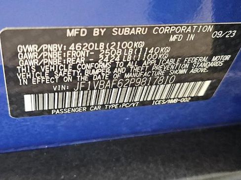 Used 2023 Subaru WRX Premium AWD/4WD image 15
