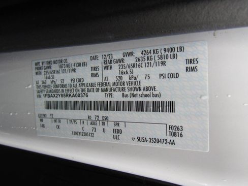 Used 2024 Ford Transit 350 XLT RWD image 23