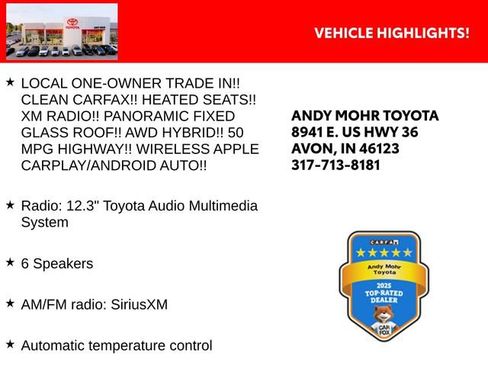 Used 2024 Toyota Prius XLE AWD/4WD image 2