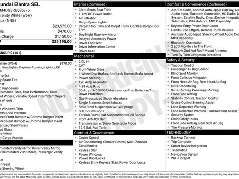 Used 2024 Hyundai Elantra SEL FWD image 12