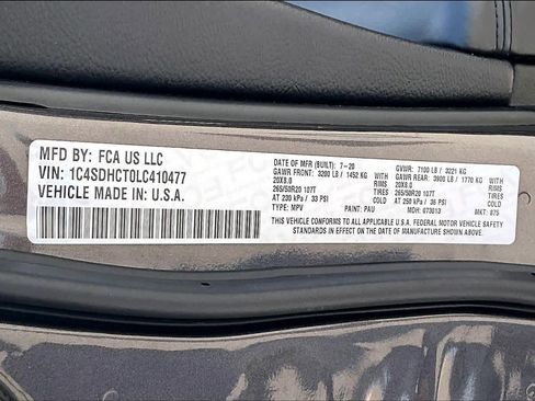 Used 2020 Dodge Durango R/T w/ Trailer Tow Group IV RWD image 39