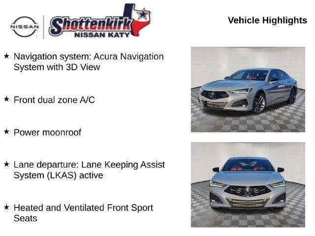 Used 2025 Acura TLX w/ A-SPEC Package AWD/4WD image 6
