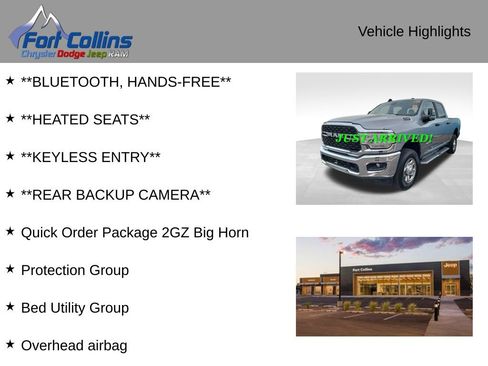 Used 2024 RAM 2500 Big Horn w/ Bed Utility Group image 6