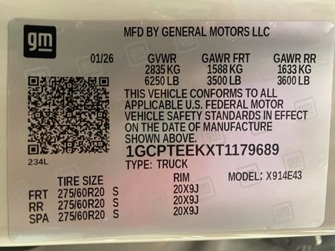 New 2026 Chevrolet Colorado Trail Boss w/ Midnight Edition AWD/4WD image 25