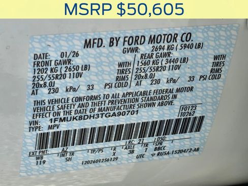 New 2026 Ford Explorer Active w/ Active Comfort Package image 37