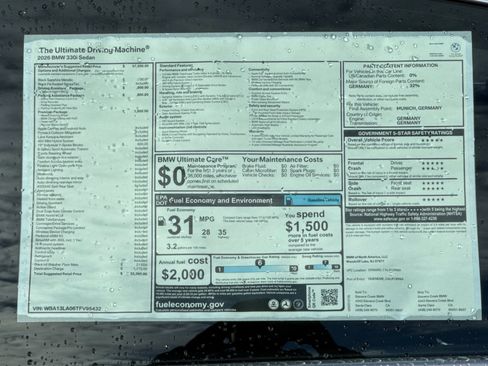Used 2026 BMW 330i Sedan w/ Premium Package RWD image 29