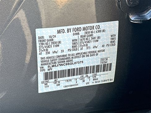 Used 2025 Lincoln Aviator Reserve w/ Illumination Package image 27