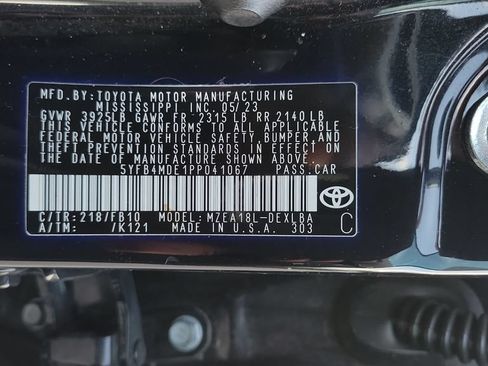 Certified 2023 Toyota Corolla LE FWD image 26