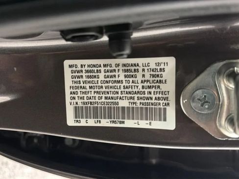 Used 2012 Honda Civic LX image 24