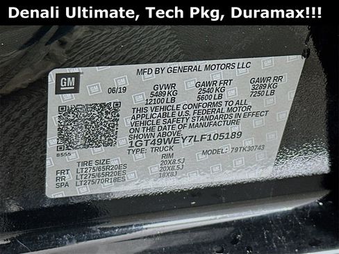 Used 2020 GMC Sierra 3500 Denali w/ Denali Ultimate Package image 35