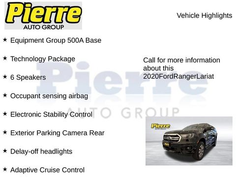 Used 2020 Ford Ranger Lariat w/ Technology Package AWD/4WD image 14