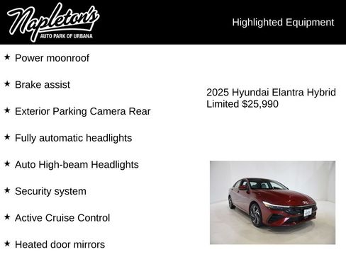Used 2025 Hyundai Elantra Limited FWD image 17