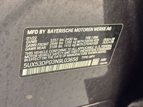 Used 2022 BMW X3 xDrive30i w/ M Sport Package 2 image 18