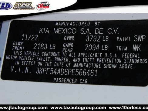 Used 2023 Kia Forte GT-Line w/ GT-Line Premium Package FWD image 22