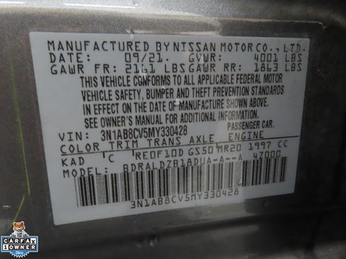 Used 2021 Nissan Sentra SV w/ SV Premium Package FWD image 28