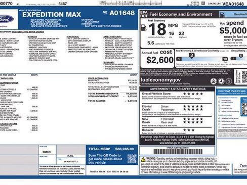 New 2027 Ford Expedition Max Platinum RWD image 4
