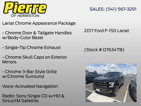 Used 2017 Ford F150 Lariat w/ Equipment Group 502A Luxury AWD/4WD image 6