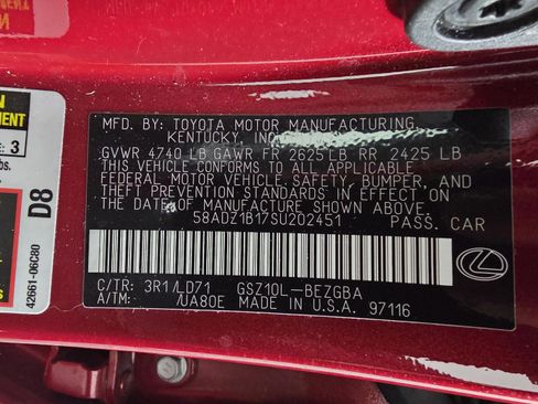 Certified 2025 Lexus ES 350 ES 350 w/ Premium Package image 31