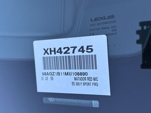 Used 2021 Lexus ES 350 F Sport image 37
