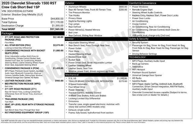 Used 2020 Chevrolet Silverado 1500 RST AWD/4WD image 24