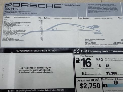 Used 2022 Porsche 911 GT3 RWD image 33