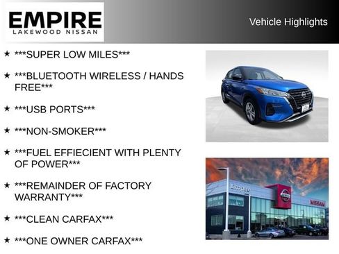 Used 2023 Nissan Kicks S FWD image 2