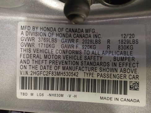 Used 2021 Honda Civic Sport image 33