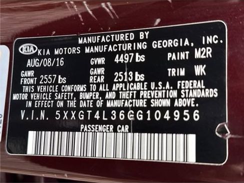Used 2016 Kia Optima LX FWD image 21