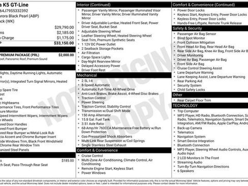 Certified 2025 Kia K5 GT-Line w/ GT-Line Premium Package AWD/4WD image 5