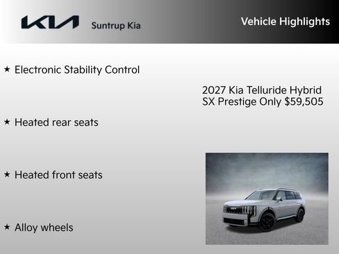 New 2027 Kia Telluride X-Line SX Prestige image 15