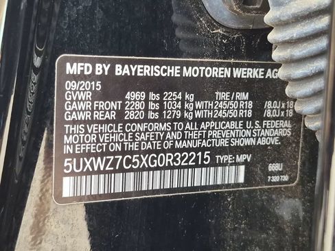 Used 2016 BMW X3 sDrive28i RWD image 34