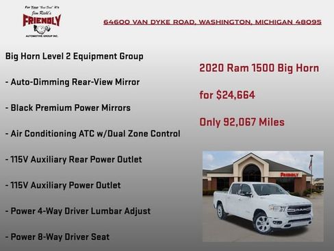 Used 2020 RAM 1500 Big Horn image 10