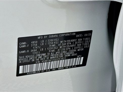 Used 2025 Subaru Outback Premium w/ Popular Package #1 image 27