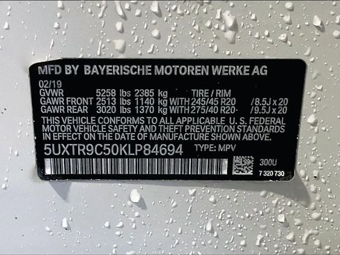 Used 2019 BMW X3 xDrive30i w/ M Sport Package 2 image 32