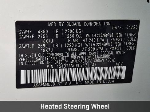 Used 2020 Subaru Outback Limited w/ Popular Package #2 image 32