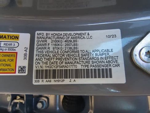 Certified 2024 Honda Accord Sport image 26