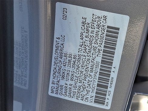 Certified 2023 Honda Accord EX image 26