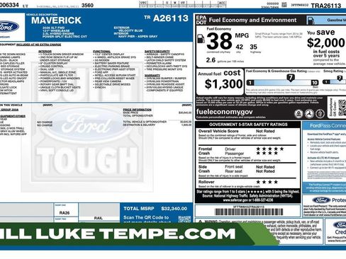 Used 2026 Ford Maverick XLT FWD image 1