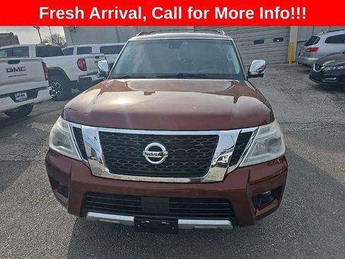 Used 2017 Nissan Armada Platinum w/ Captain Seat Package AWD/4WD image 1