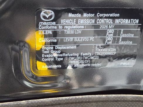 New 2026 MAZDA MAZDA3 s Sport FWD image 19