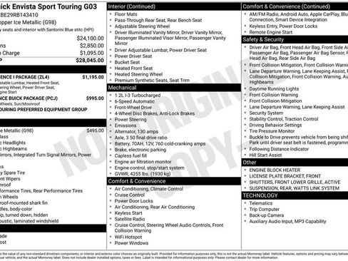 Used 2024 Buick Envista Sport Touring w/ Convenience I Package FWD image 42