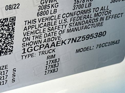 Used 2022 Chevrolet Silverado 1500 W/T w/ WT Value Package image 30