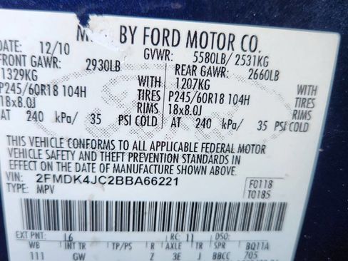 Used 2011 Ford Edge SEL w/ 202A Rapid Spec Order Code image 43