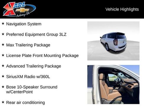 Used 2022 Chevrolet Suburban High Country w/ Max Trailering Package AWD/4WD image 2