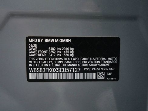 Used 2025 BMW M5 w/ Executive Package AWD/4WD image 16