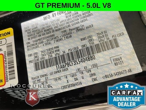 Used 2025 Ford Mustang GT Premium RWD image 25