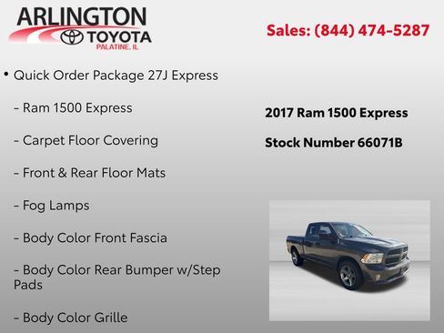 Used 2017 RAM 1500 Express AWD/4WD image 2