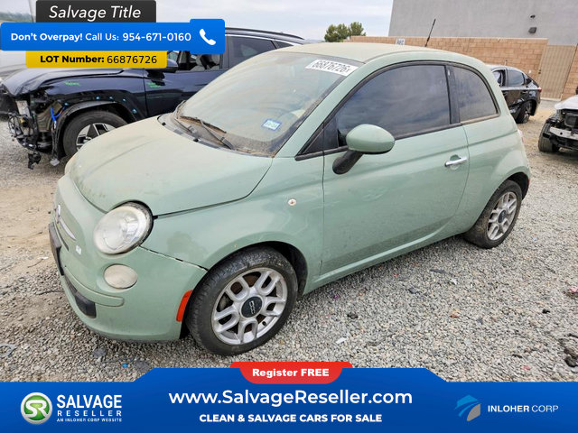 Used 2012 FIAT 500 Pop w/ Bose Premium Audio Pkg FWD image 1