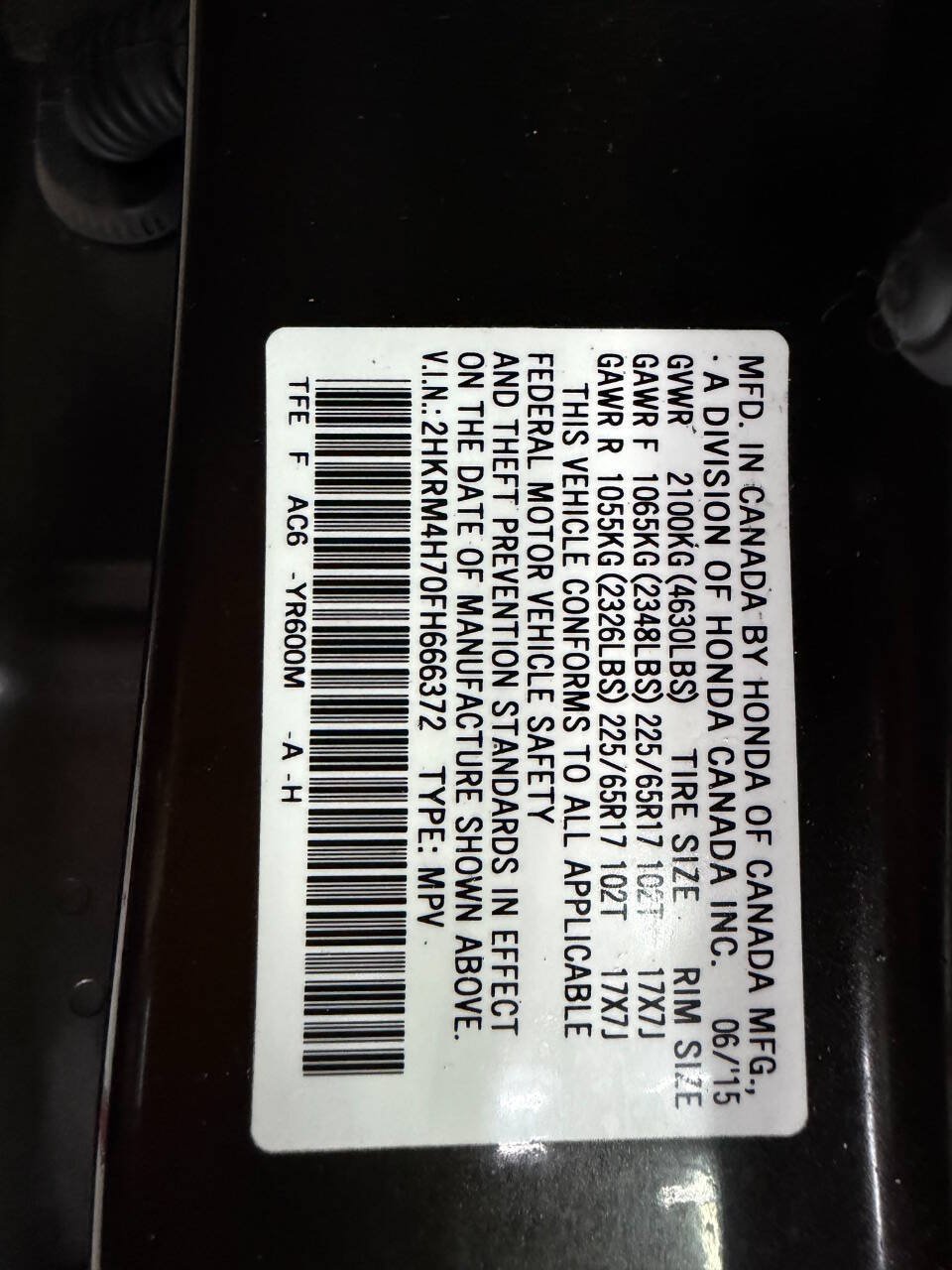 Used 2015 Honda CR-V EX-L image 30