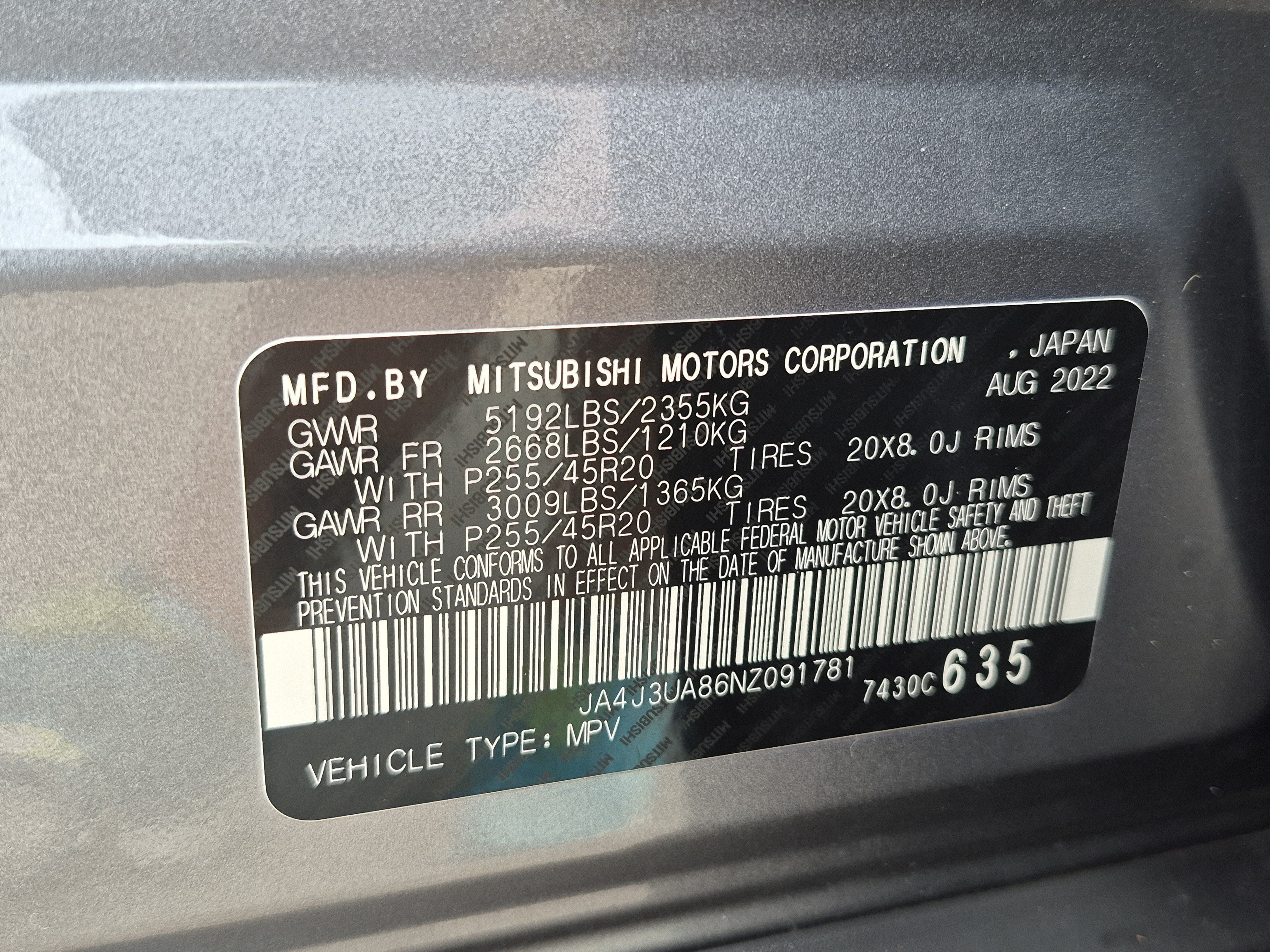 Used 2022 Mitsubishi Outlander SE FWD image 32